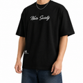 Noir Society Oversized Tee — Bolivar (Black)