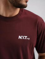 Too Late Be Average - Burgundy