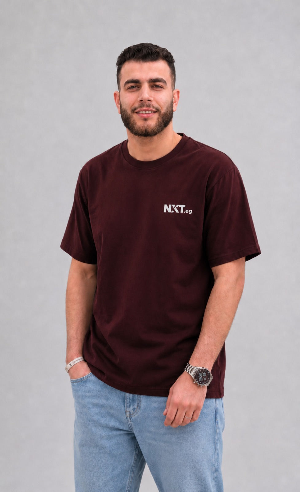 Too Late Be Average - Burgundy