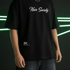 Noir Society Oversized Tee — Bolivar (Black)