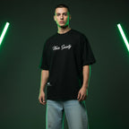Noir Society Oversized Tee — Bolivar (Black)